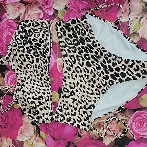 Animal Print 2 Piece Bikini Size 2XL